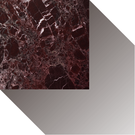 Cubo di marmo rosso tipo 1