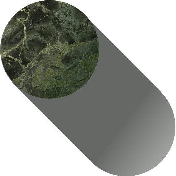 Sfera di marmo verde tipo 1